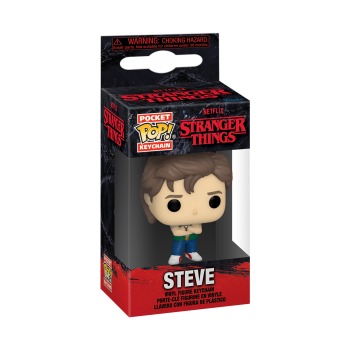 Funko POP Pocket! Vinyl Schlüsselanhänger - Stranger Things S4 Steve - 4cm